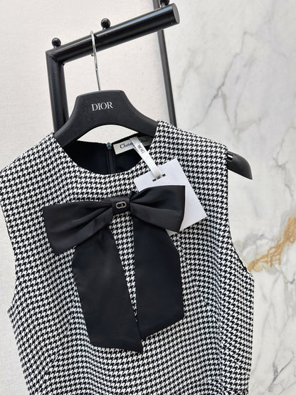 26ss Bow-adorned dress