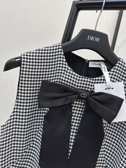 26ss Bow-adorned dress