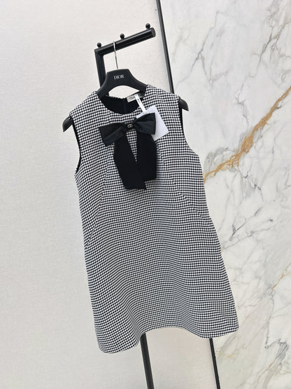 26ss Bow-adorned dress
