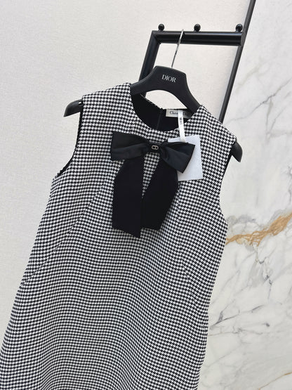 26ss Bow-adorned dress