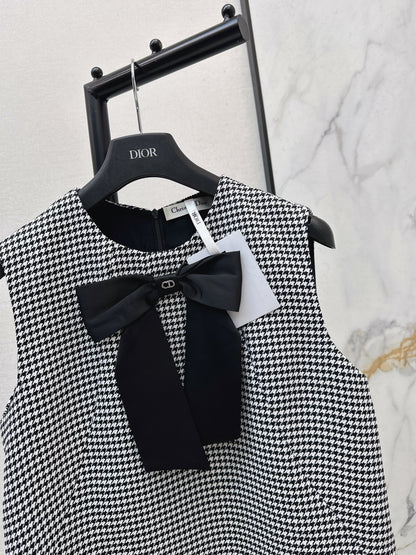 26ss Bow-adorned dress