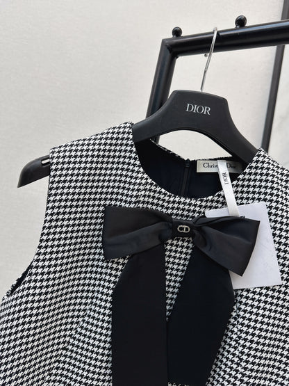26ss Bow-adorned dress