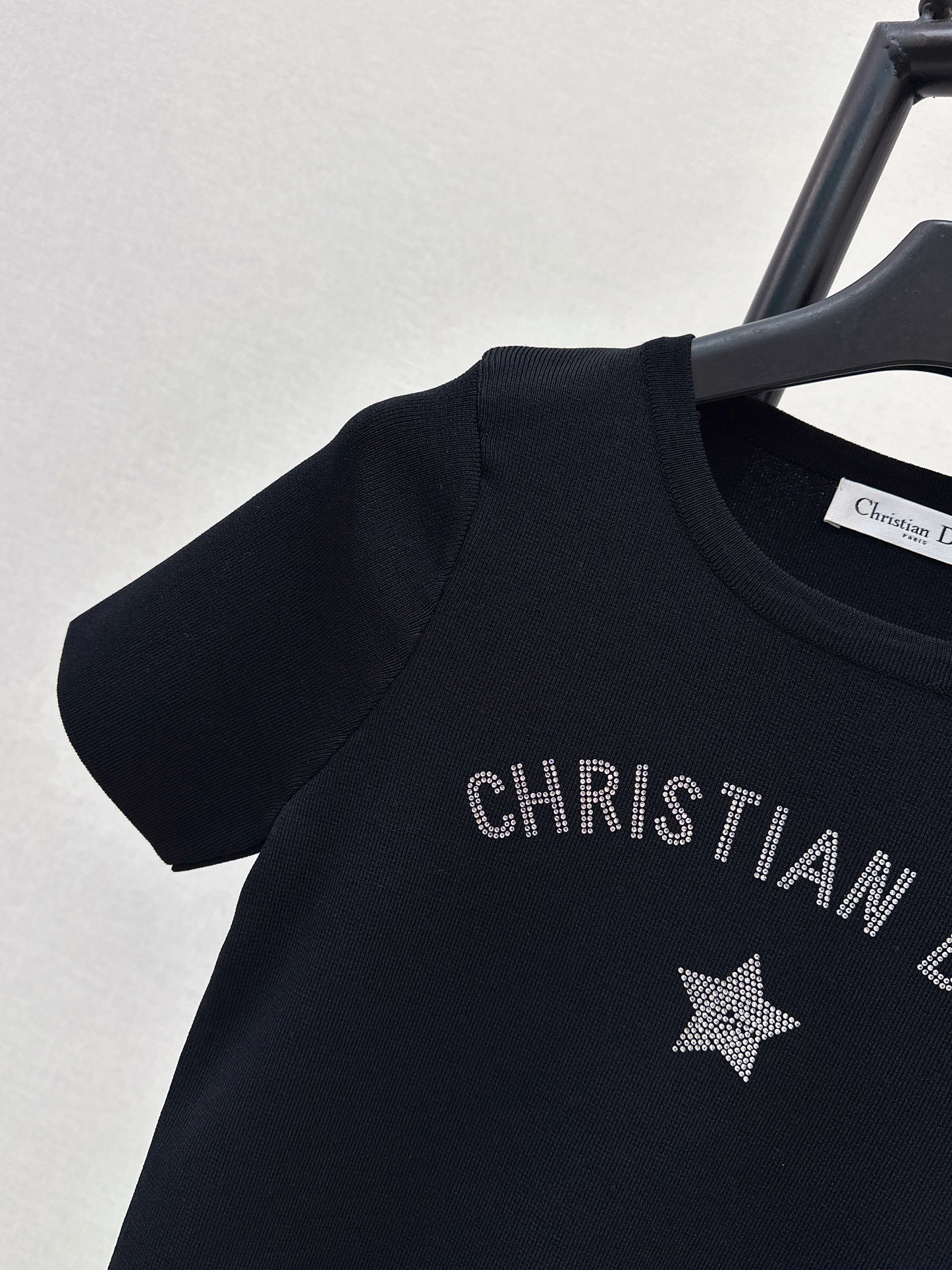 26ss Letter-print jacquard knit T-shirt