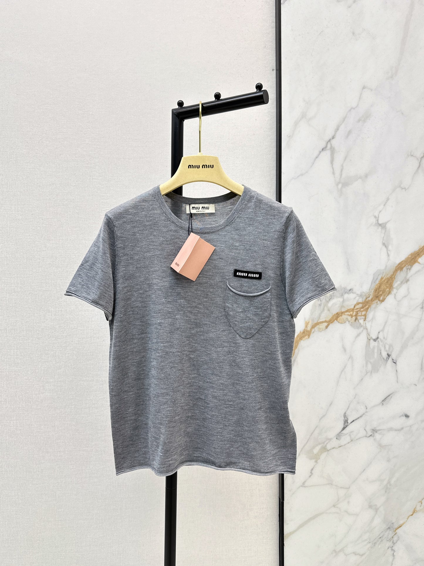 26ss Crew Neck Knit T-Shirt
