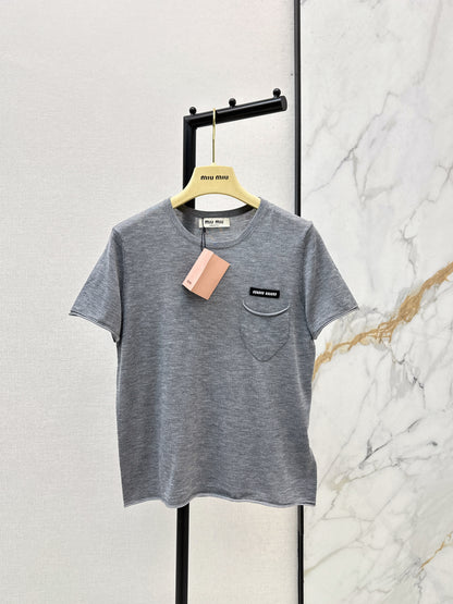 26ss Crew Neck Knit T-Shirt