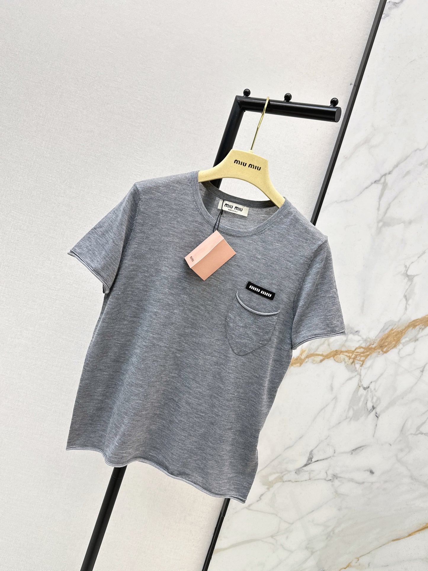 26ss Crew Neck Knit T-Shirt
