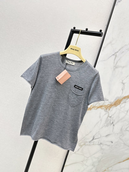 26ss Crew Neck Knit T-Shirt
