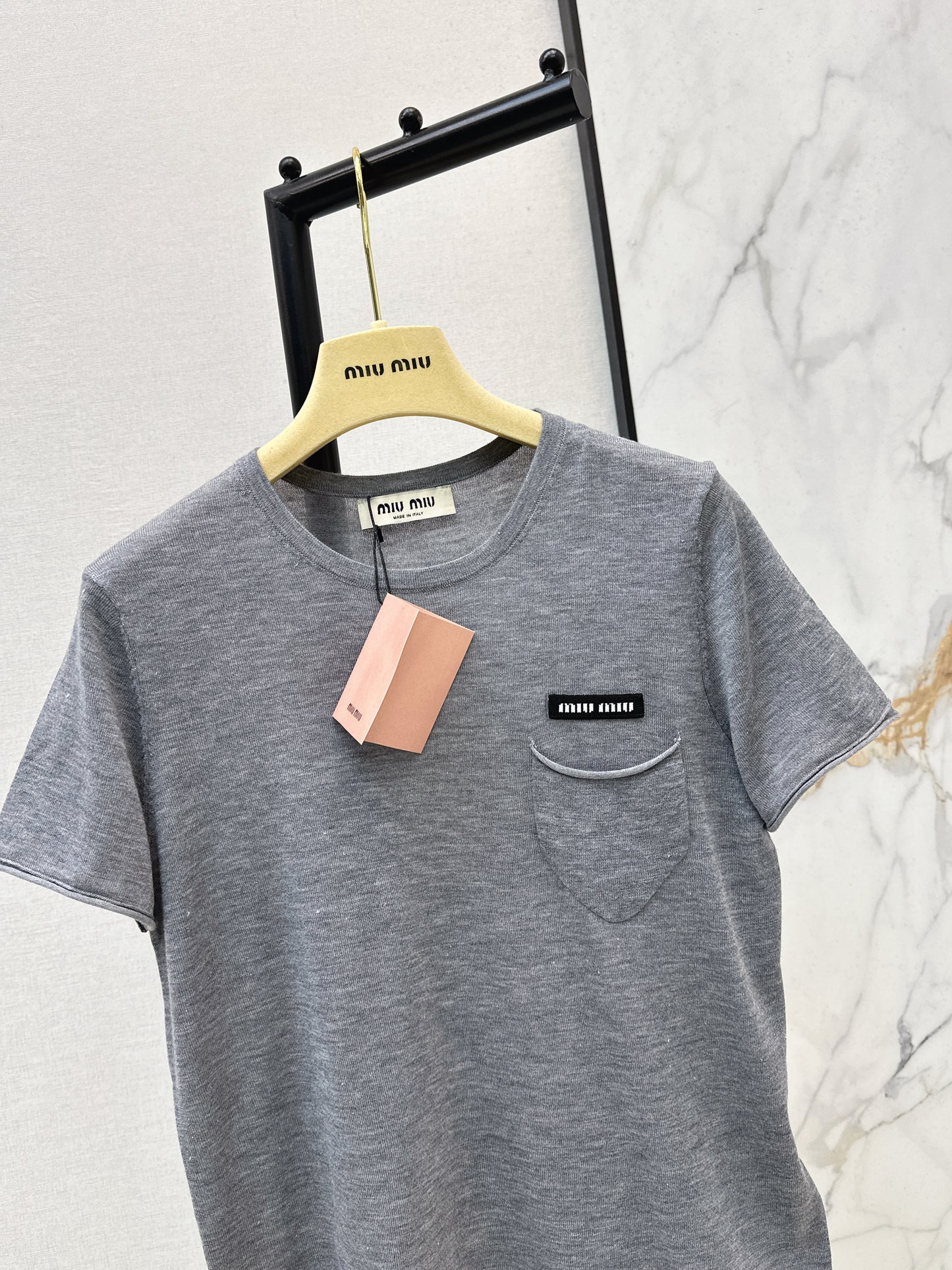 26ss Crew Neck Knit T-Shirt