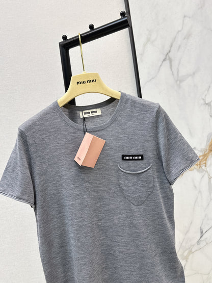 26ss Crew Neck Knit T-Shirt