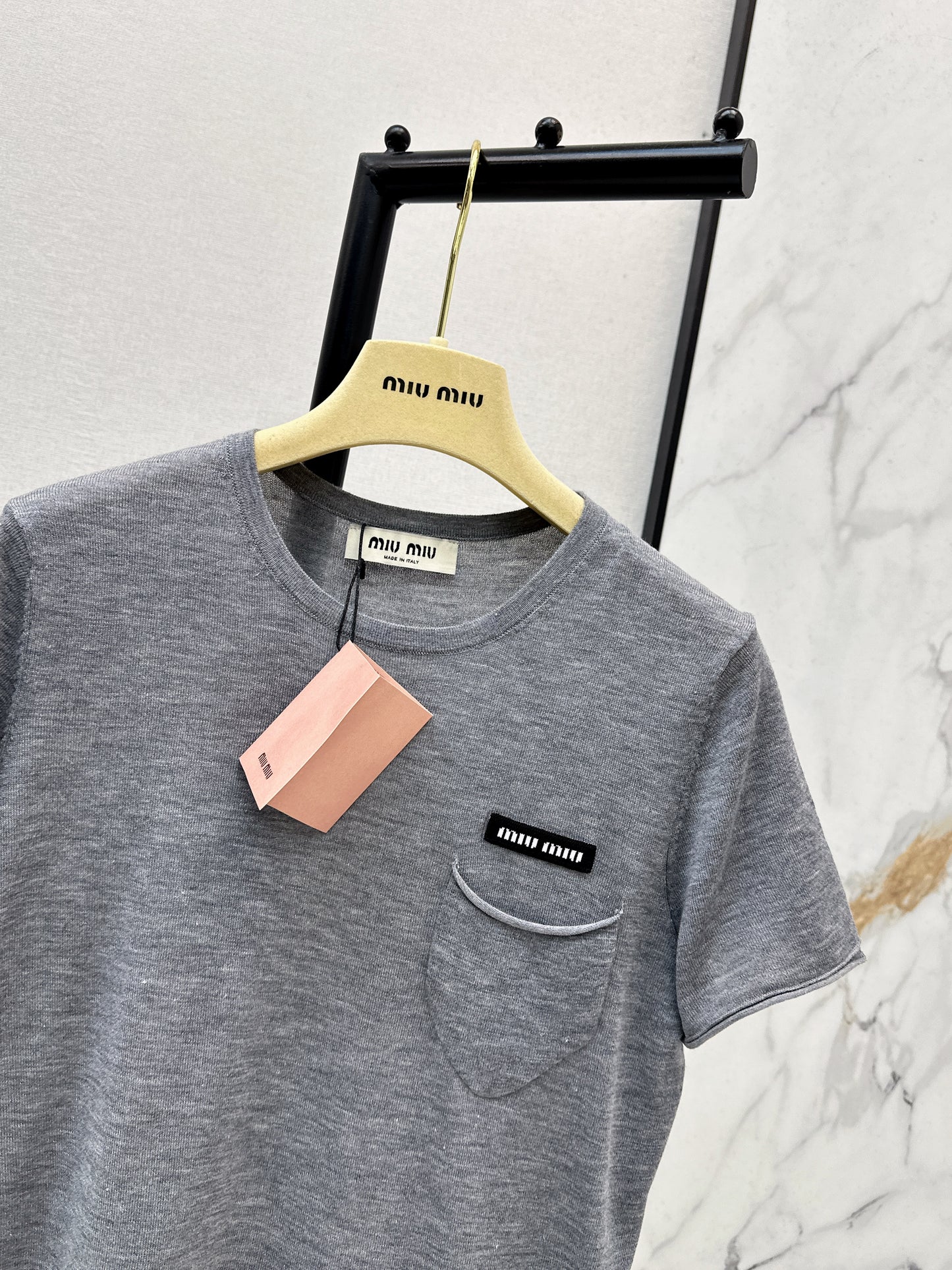 26ss Crew Neck Knit T-Shirt