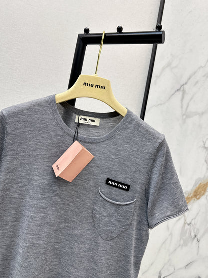 26ss Crew Neck Knit T-Shirt