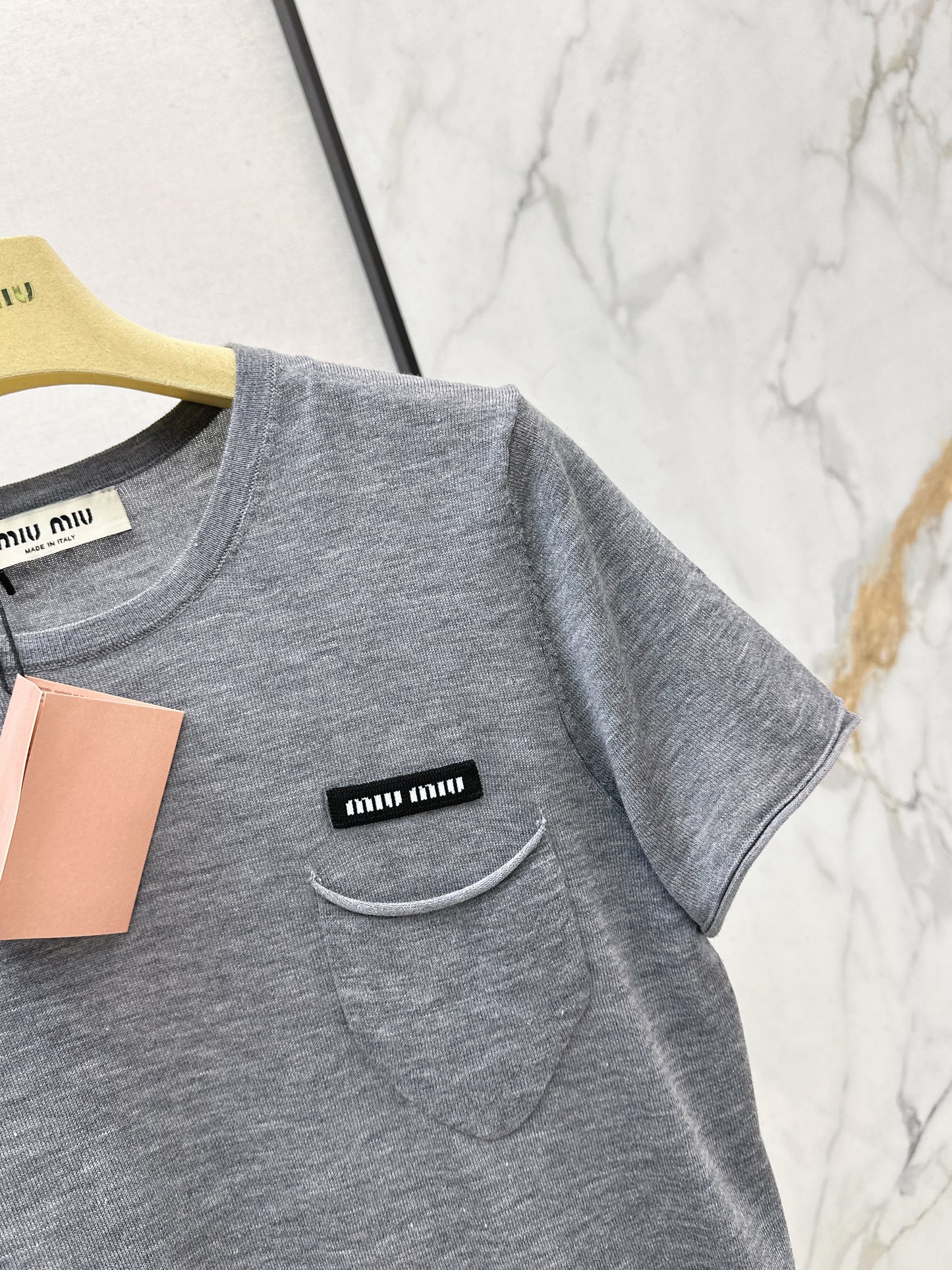 26ss Crew Neck Knit T-Shirt