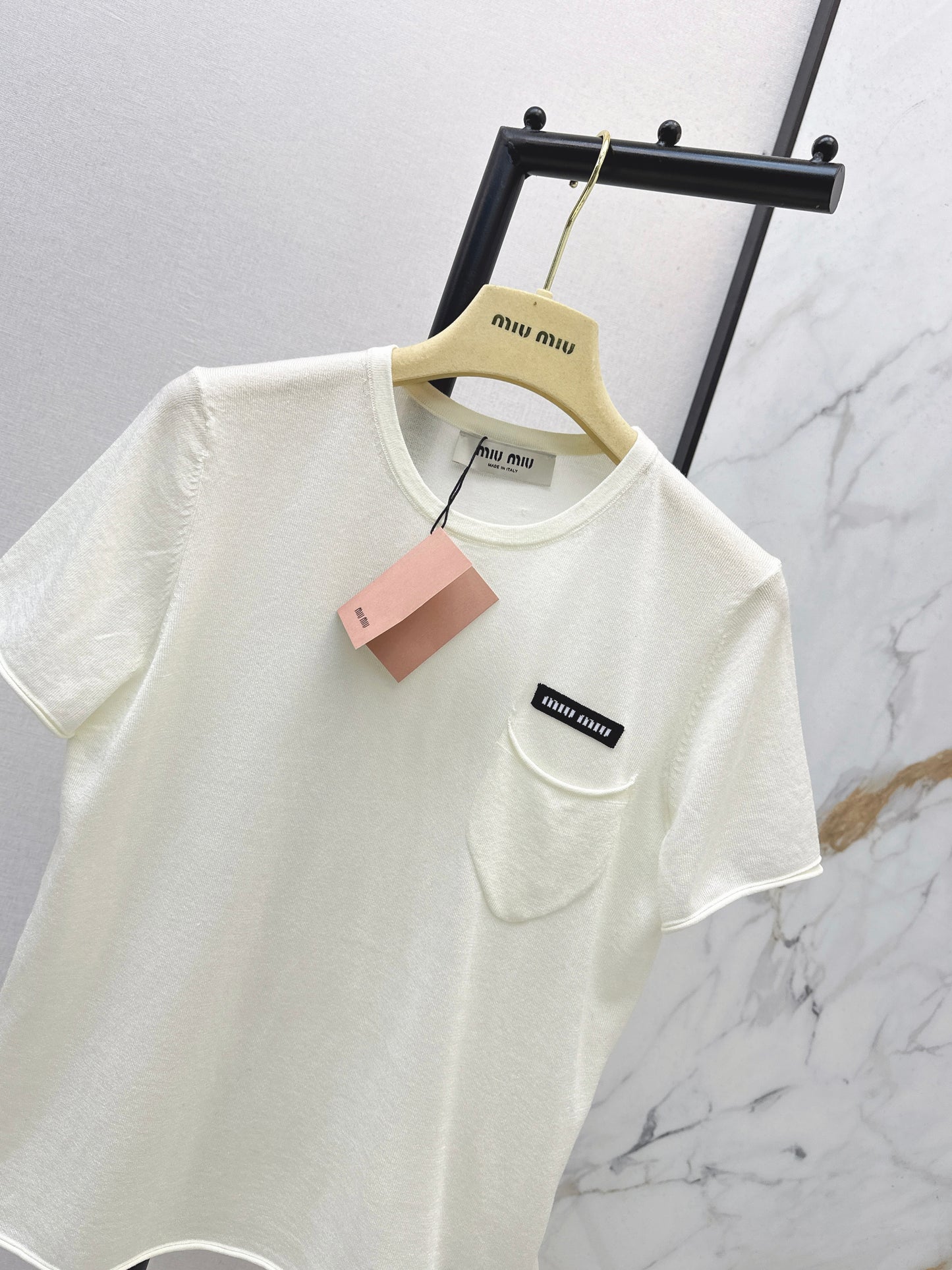 26ss Crew Neck Knit T-Shirt