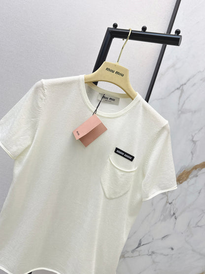 26ss Crew Neck Knit T-Shirt
