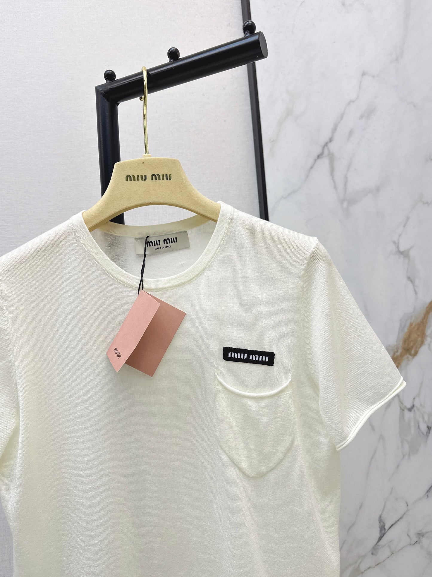 26ss Crew Neck Knit T-Shirt