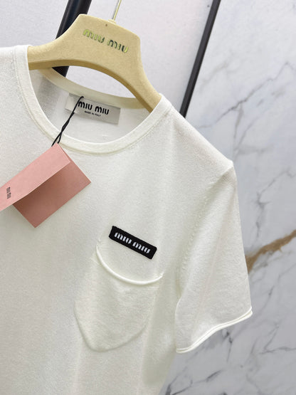 26ss Crew Neck Knit T-Shirt