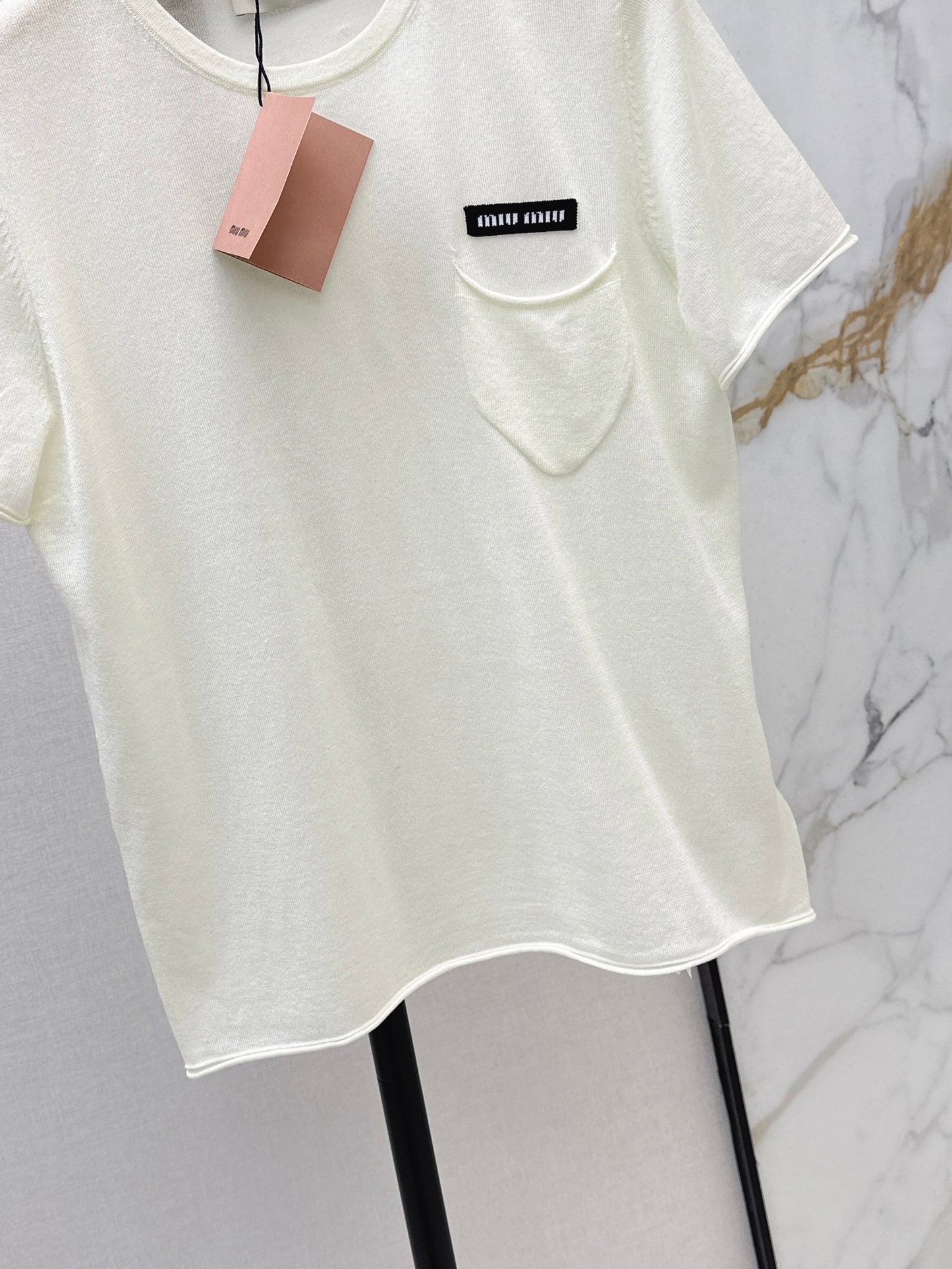 26ss Crew Neck Knit T-Shirt