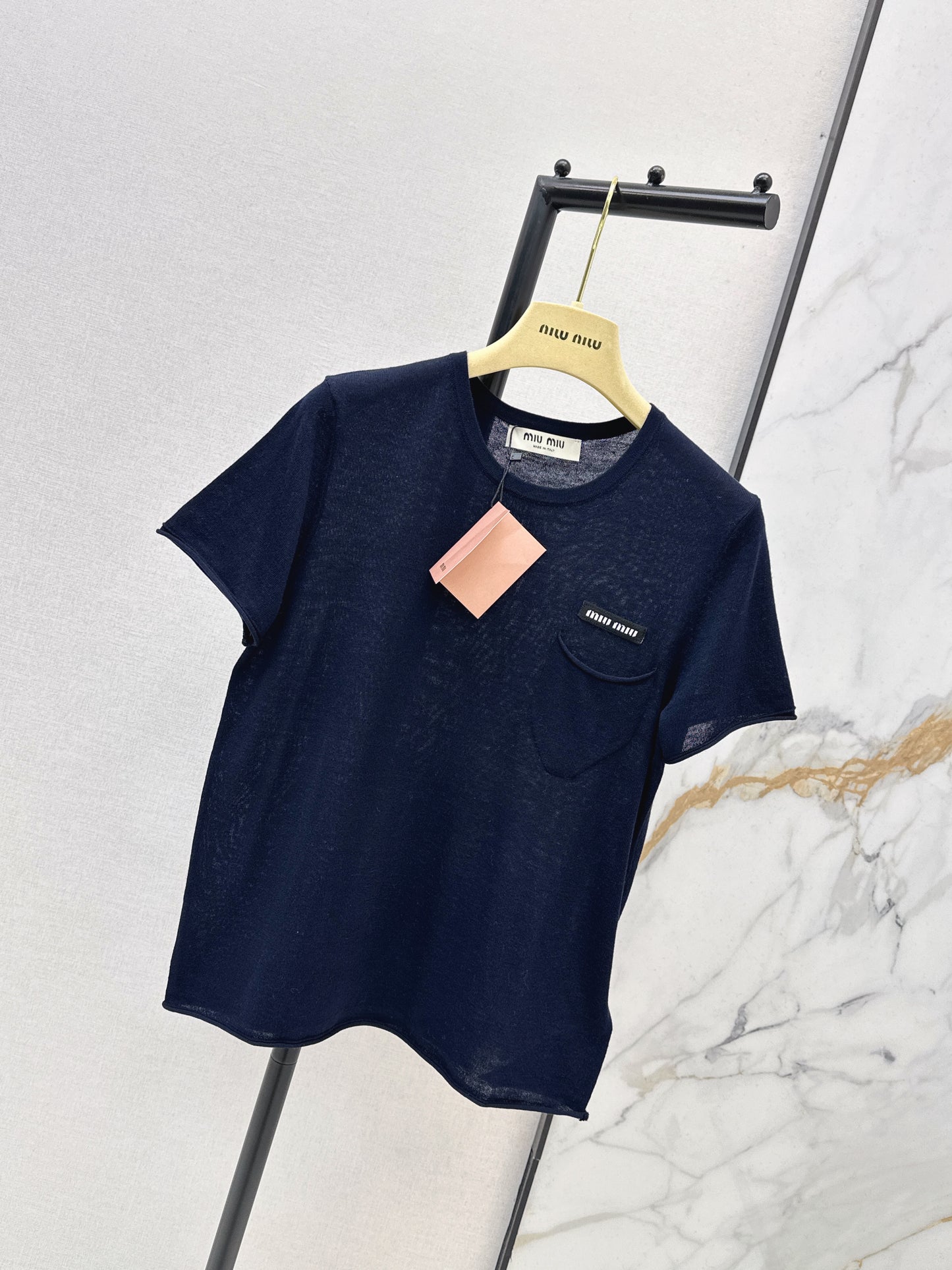 26ss Crew Neck Knit T-Shirt