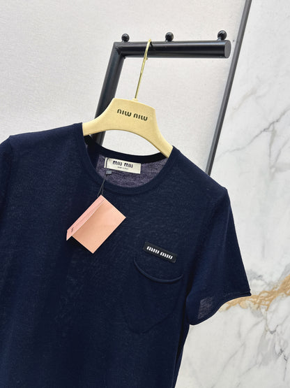 26ss Crew Neck Knit T-Shirt