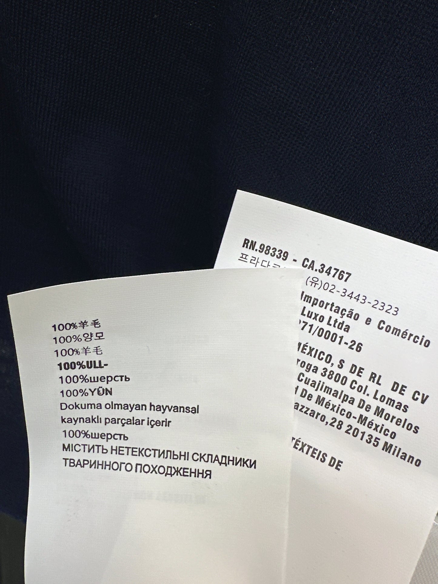 26ss Crew Neck Knit T-Shirt