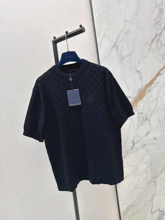 26ss Logo Knit Short-Sleeve T-Shirt