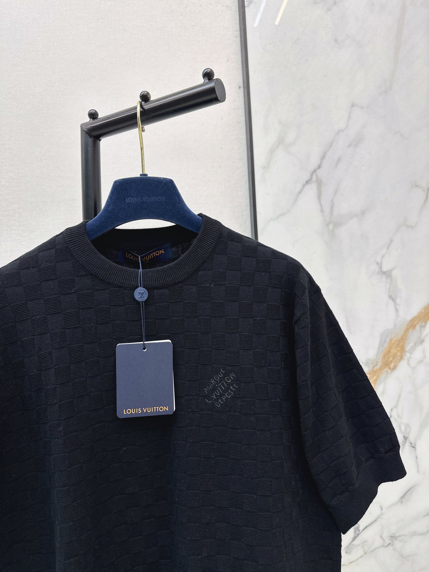 26ss Logo Knit Short-Sleeve T-Shirt