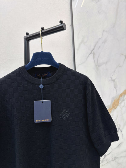 26ss Logo Knit Short-Sleeve T-Shirt