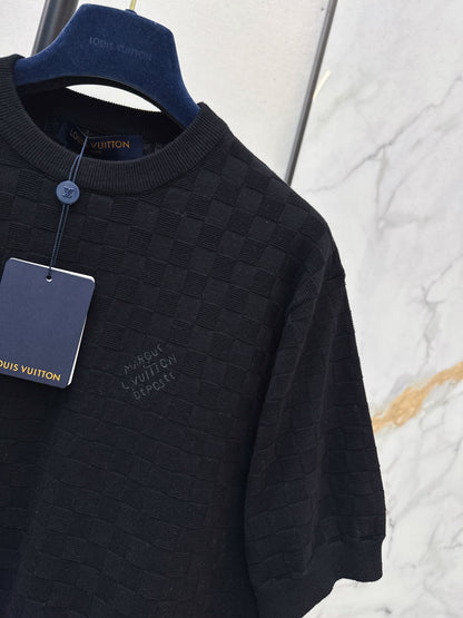 26ss Logo Knit Short-Sleeve T-Shirt
