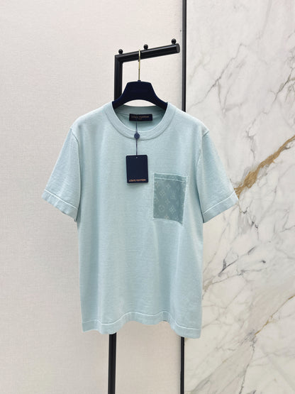 26ss Logo Knit Short-Sleeve T-Shirt