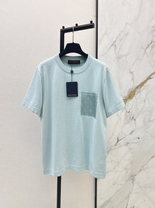 26ss Logo Knit Short-Sleeve T-Shirt