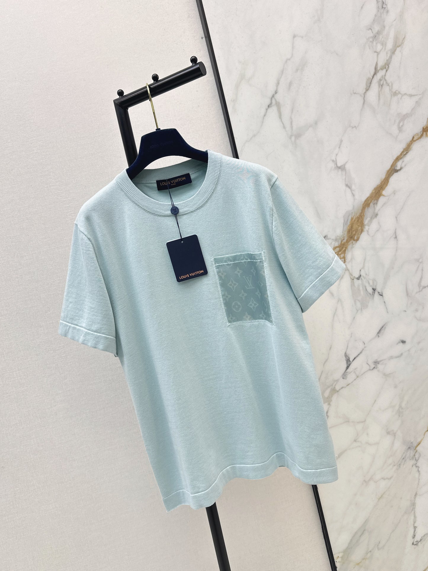 26ss Logo Knit Short-Sleeve T-Shirt