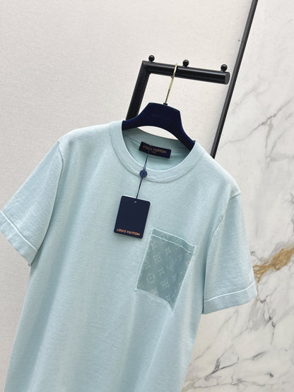 26ss Logo Knit Short-Sleeve T-Shirt