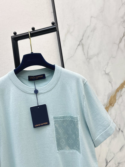 26ss Logo Knit Short-Sleeve T-Shirt