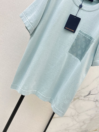 26ss Logo Knit Short-Sleeve T-Shirt