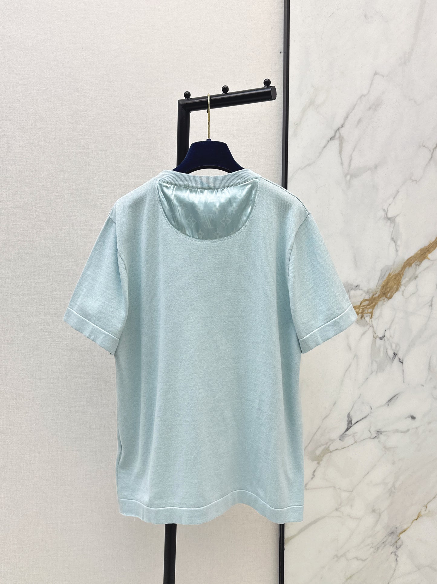 26ss Logo Knit Short-Sleeve T-Shirt
