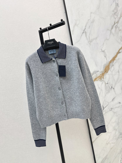 26ss Preppy Style Two-Piece Cardigan