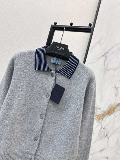 26ss Preppy Style Two-Piece Cardigan
