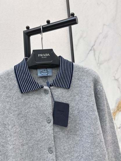 26ss Preppy Style Two-Piece Cardigan