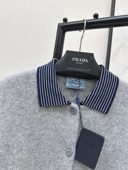 26ss Preppy Style Two-Piece Cardigan