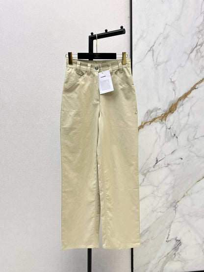 26ss Double side pockets, double C logo jeans