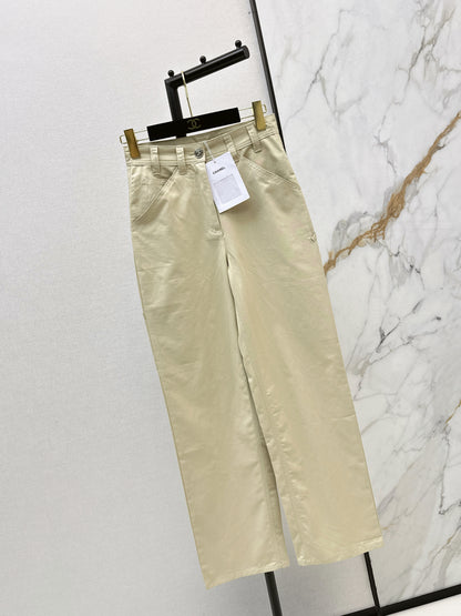 26ss Double side pockets, double C logo jeans