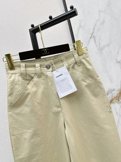 26ss Double side pockets, double C logo jeans