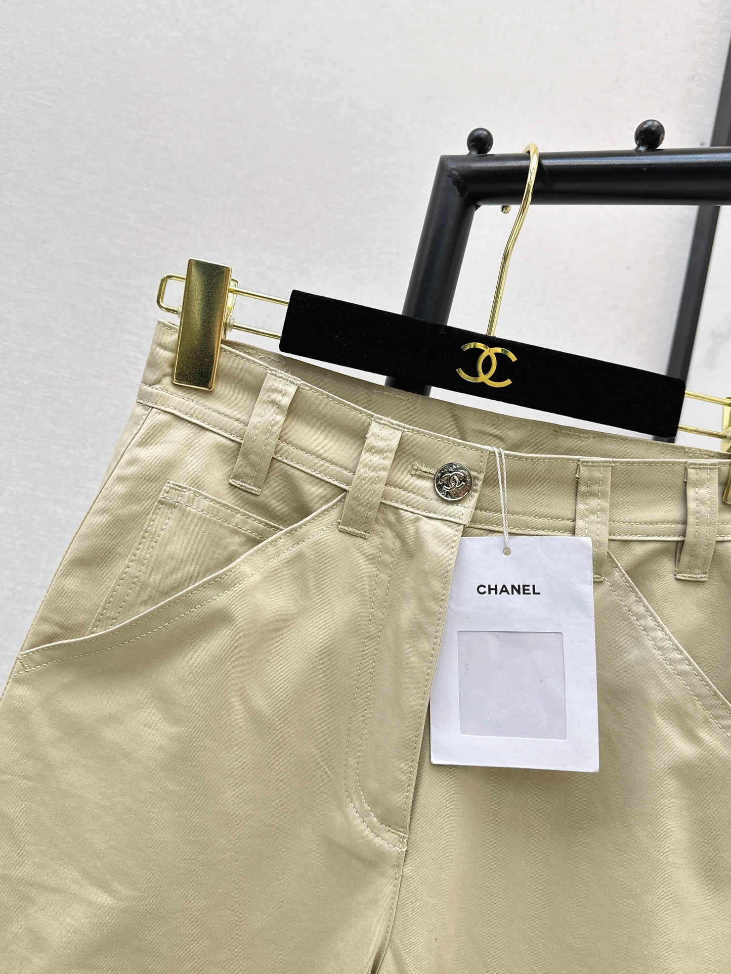 26ss Double side pockets, double C logo jeans