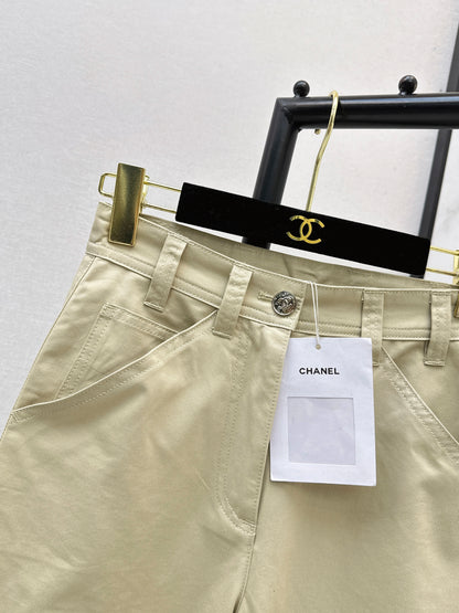 26ss Double side pockets, double C logo jeans
