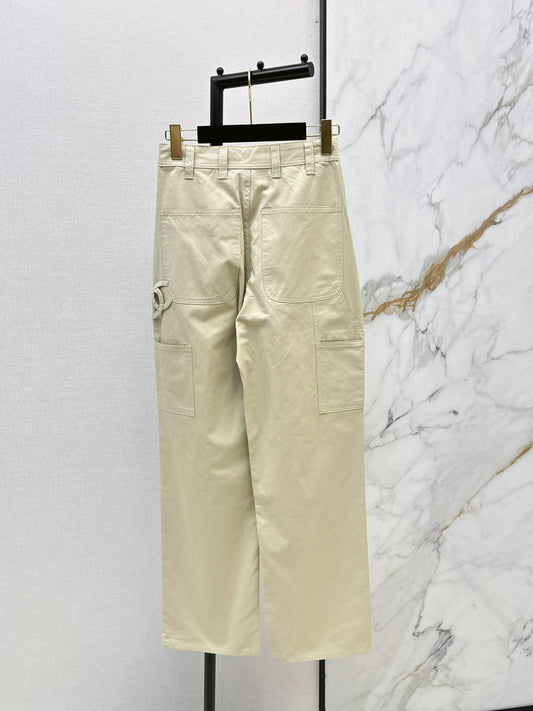 26ss Double side pockets, double C logo jeans