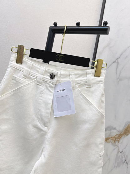 26ss Double side pockets, double C logo jeans