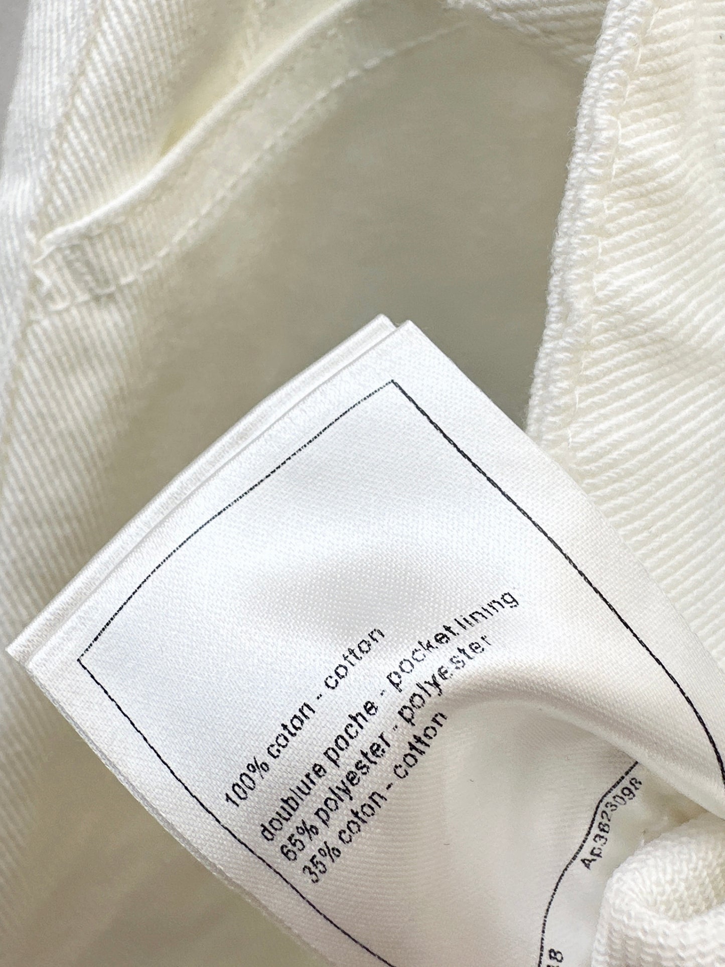 26ss Double side pockets, double C logo jeans