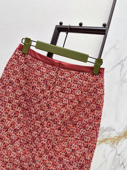 26ss Jacquard Midi Skirt