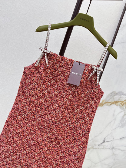 26ss Jacquard slip dress