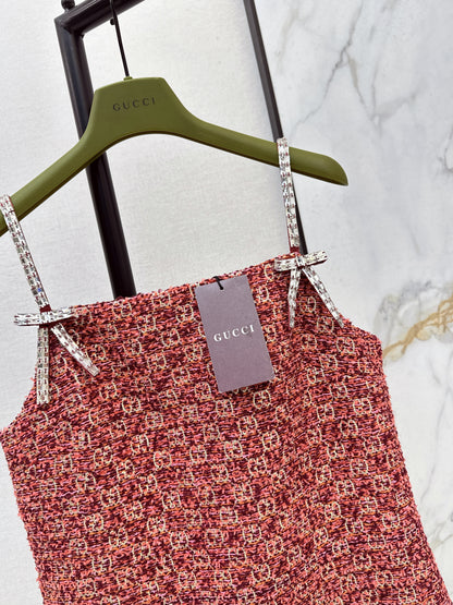 26ss Jacquard slip dress